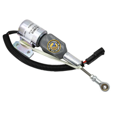 24V Stop Solenoid 6733-81-9110 for Komatsu Engine S4D102E-1AA SA4D102E-1AB from MyMROmarts