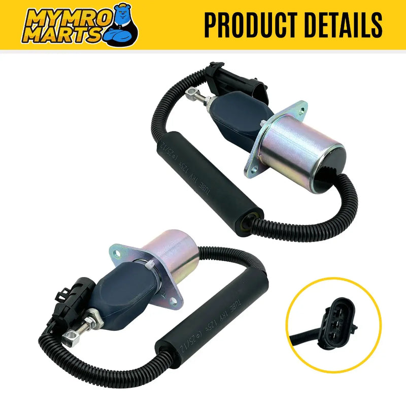 Load image into Gallery viewer, 12V Stop Solenoid SA-4806-12 for Kubota Engine V2203 Excavator KX161-2 KX151 KX101 from MyMROmarts
