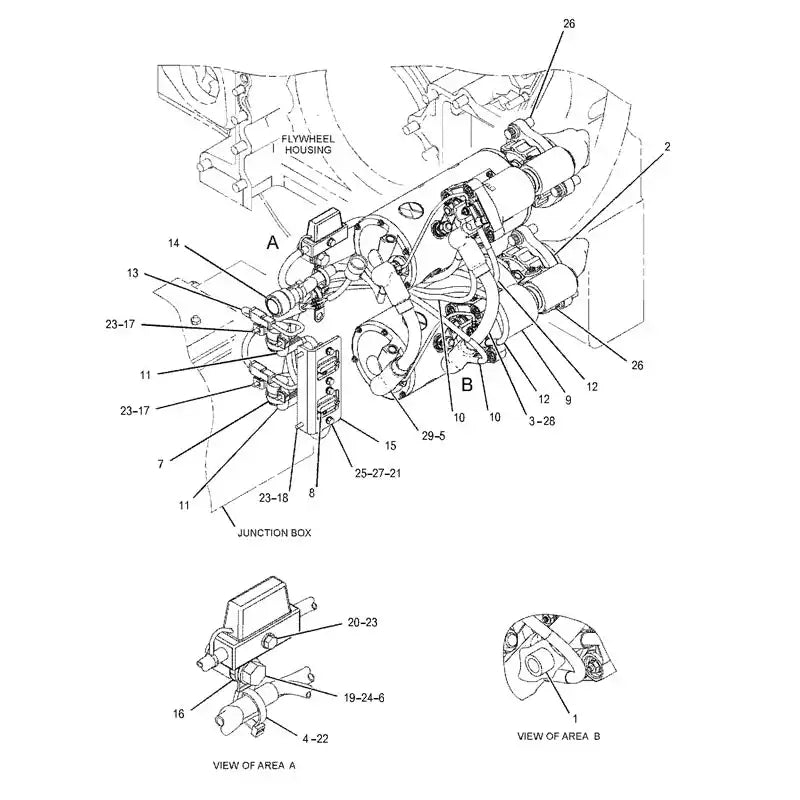 Load image into Gallery viewer, 24V Switch Assembly-Magnetic 125-1302 for Caterpillar CAT 320C 329D 324D 365B 318C 345D 525 545 525C 545C 515 535C Engine 3508B 3516B from MyMROmarts
