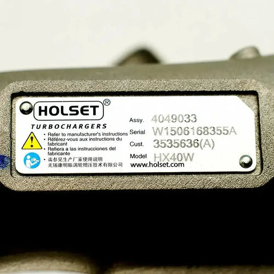 Turbocharger 3535638 3802651 3535635 For Cummins Engine 6CT Turbo HX40W - Engine Parts > Air Intake and Exhaust System > Turbocharger from  My Store