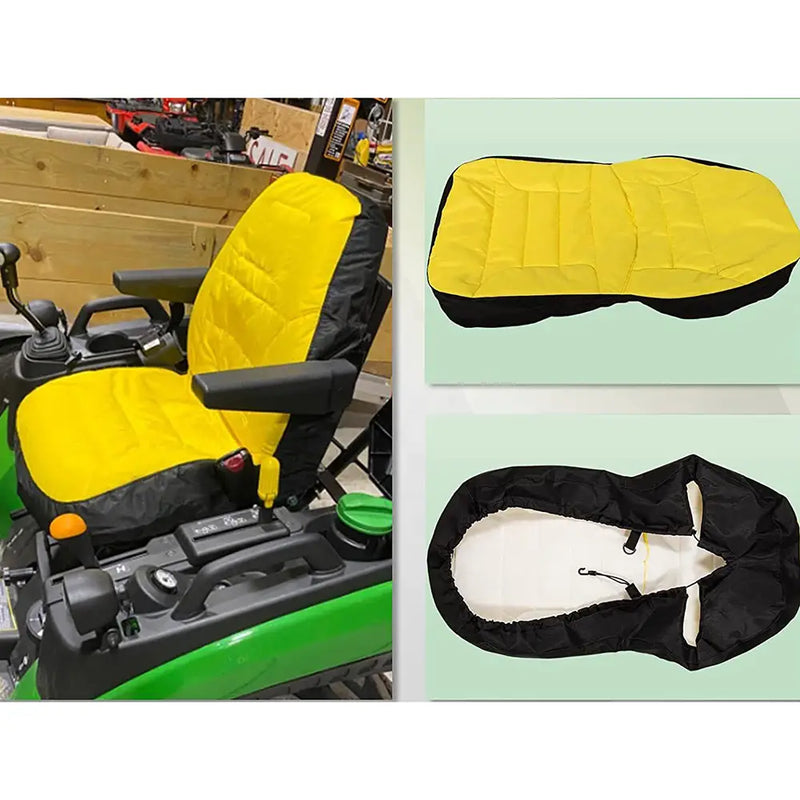 Load image into Gallery viewer, Upgrade Compact Utility Tractors Seat Cover LP68694 For John Deere 1025R &amp; 2025R Tractor Oxford 300D Fabric Comfortable Cushioned Seat Vent Hole - Body Parts &gt; Other Cab Parts &gt; Seat Cover from MyMROmarts
