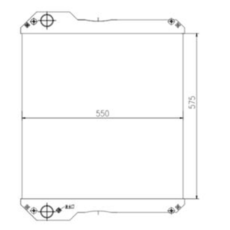 Load image into Gallery viewer, Engine Water Radiator Core 30/925452 for JCB 3185 3155 - Engine Parts &gt; Cooling System &gt; Engine Radiator from MyMROmarts
