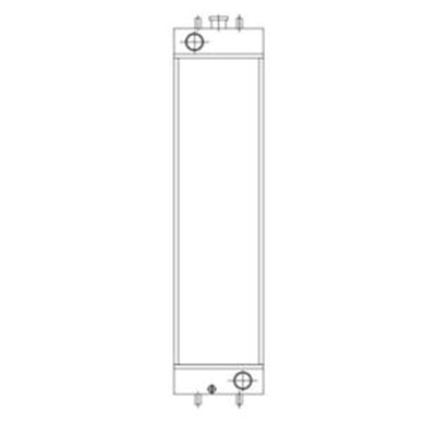 Engine Water Radiator Core for CASE CX145C Crawler Excavator - Engine Parts > Cooling System > Engine Radiator from MyMROmarts