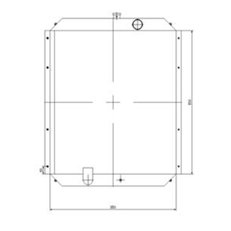 Load image into Gallery viewer, Water Tank Engine Radiator 2452U432S1 for Kobelco Excavator SK300-3 SK300 SK300-2 - Engine Parts &gt; Cooling System &gt; Engine Radiator from MyMROmarts
