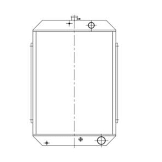 Water Tank Engine Radiator for Hyundai Excavator R220-5 R170W - Engine Parts > Cooling System > Engine Radiator from MyMROmarts