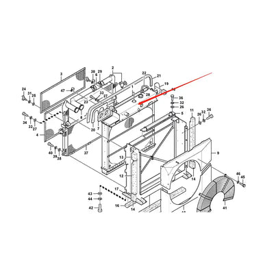 Water Cooling Engine Radiator 14566120 for Volvo EC240B Excavator from MyMROmarts