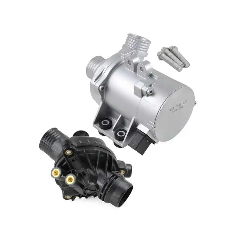 Afbeelding laden in Galerijviewer, Water Pump WIth Thermostat &amp; Bolt 11517586925 for BMW 128i 325i 328i 528i 530i X3 - Engine Parts &gt; Cooling System &gt; Engine Water Pump from MyMROmarts
