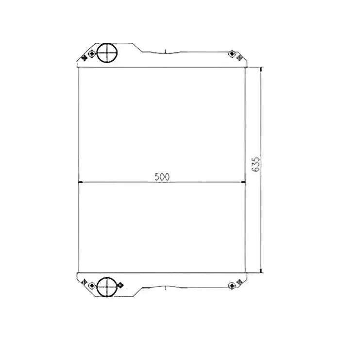 Load image into Gallery viewer, Engine Water Radiator Core 30/925728 for JCB 714-T2 718-T2 from MyMROmarts
