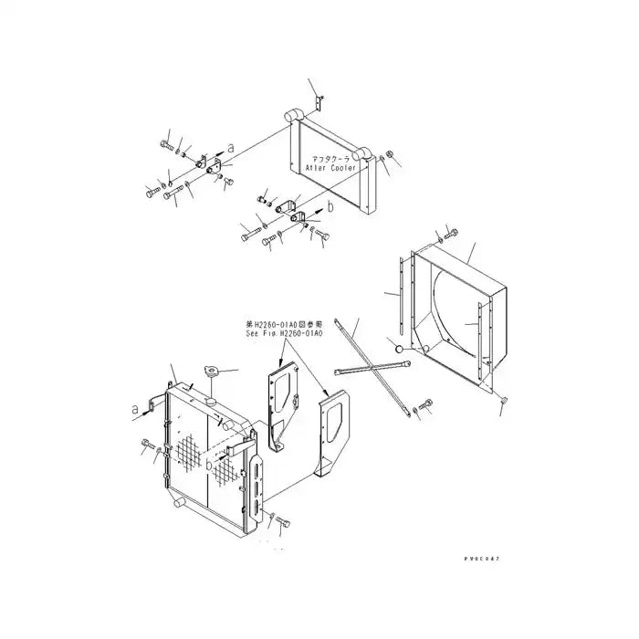 Afbeelding laden in Galerijviewer, Water Engine Radiator Core ASS'Y 421-03-31551 For Komatsu Wheel Loader WA430-5 WA480-5 WA470-5 WA430-6 from MyMROmarts
