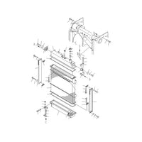 Water Tank Engine Radiator 17M-03-41101 for Komatsu D275-5D Bulldozer from MyMROmarts