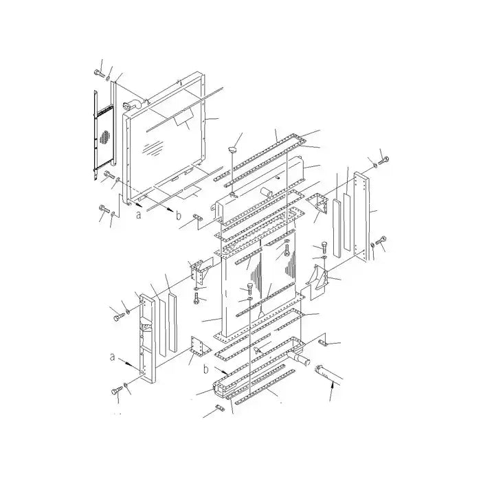 Load image into Gallery viewer, Water Tank Engine Radiator 21N-03-37700 for Komatsu Excavator PC1250-7 from MyMROmarts
