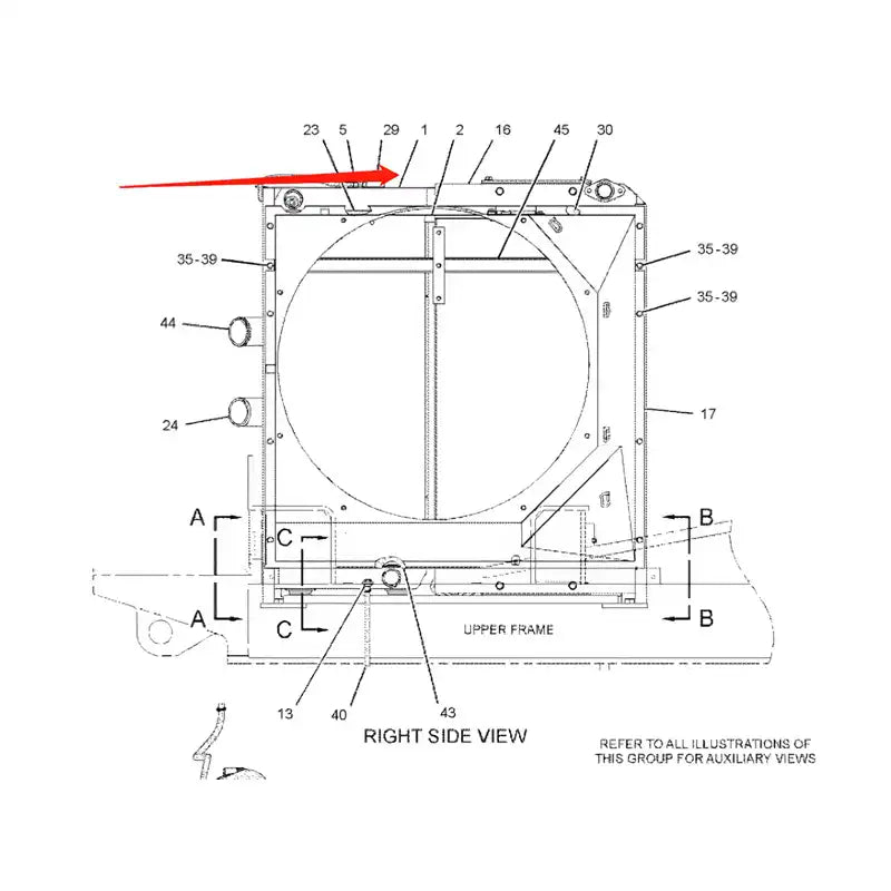 Load image into Gallery viewer, Water Tank Engine Radiator 3535549 for Caterpillar CAT Excavator E326D E329D-NEW from MyMROmarts

