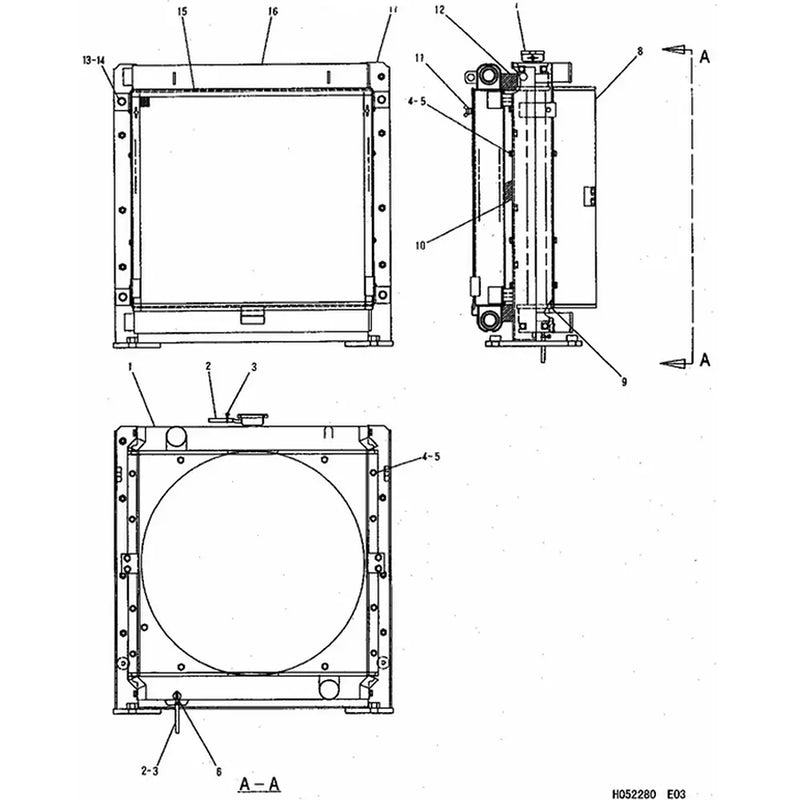 Load image into Gallery viewer, Water Tank Engine Radiator Core ASSY 118-9948 for Caterpillar E312B from MyMROmarts
