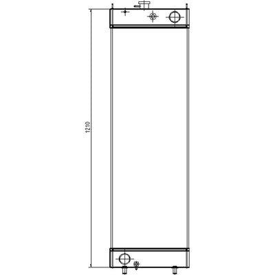 Water Tank Engine Radiator LC05P00043S001 for Kobelco Excavator SK320-8 SK330-8 SK350LC-8 SK400-8 from MyMROmarts