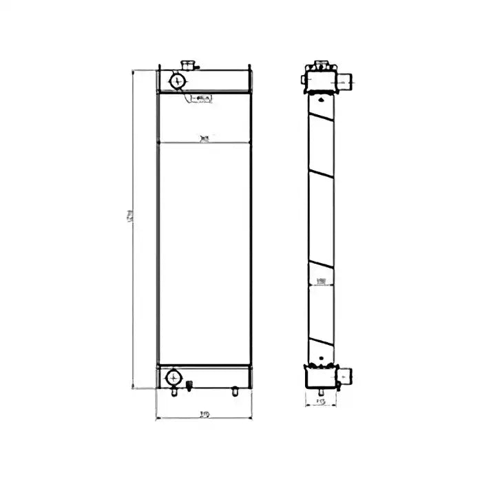 Load image into Gallery viewer, Water Tank Engine Radiator XB00001051 for Hitachi Excavator ZAX360-5 from MyMROmarts
