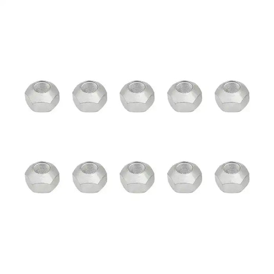10 Pcs Wheel Nut 6564669 for Bobcat Skid Steer Loader 1600 2000 2400 2410 1213 S100 S130 S150 S160 540 542 543 553 600 610 611 620 - Engine Parts > Other Engine Parts from MyMROmarts