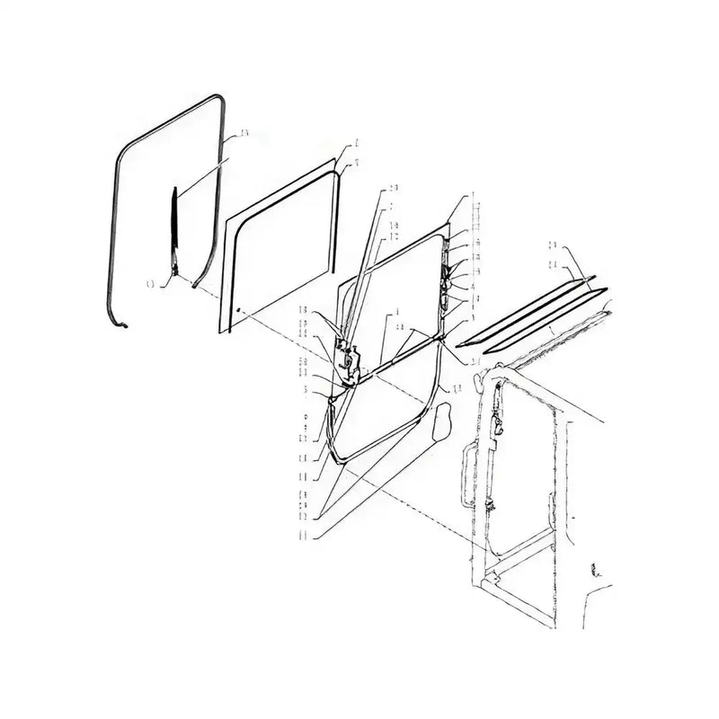 Load image into Gallery viewer, Wiper Blade PY02C01105P1 for New Holland E55BX Crawler Excavator from MyMROmarts
