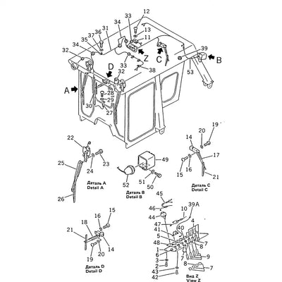Wiper Motor 195-979-3121 For Komatsu Bulldozer D150A-1 D155A-1 D355A-3 D355A-3X - Electrical Parts > Other Electrical Parts > Wiper Motor from MyMROmarts